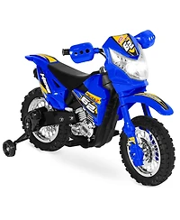 Best Choice Products 6V Kids Electric Battery Powered Ride On Motorcycle w/ Training Wheels, Lights, Music