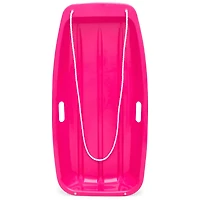 Best Choice Products 35in Kids Outdoor Plastic Sport Toboggan Winter Snow Sled Board w/ Pull Rope, 2 Handles