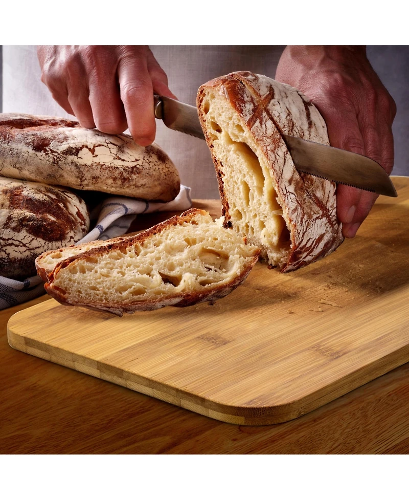 MegaChef Kitchen Food Storage and Organization 4 Piece Canister Set in White