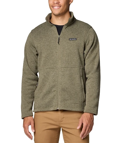 Columbia Men's Alto Pass Textured Knit Sweater Fleece Zip-Front Jacket