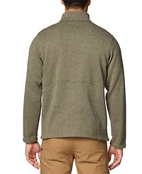Columbia Men's Alto Pass Textured Knit Sweater Fleece Zip-Front Jacket