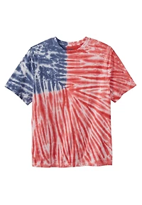 KingSize Big & Tall Lightweight Tie-Dye Crewneck Tee