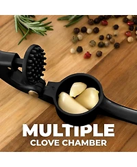 Premium Garlic Press - Durable Masher with Soft, Easy to Squeeze Handle