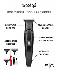 StyleCraft Professional Protege Cordless Hair Trimmer Matte Metallic