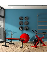 BalanceFrom Fitness Multifunctional Adjustable Workout Station w/ Squat Rack