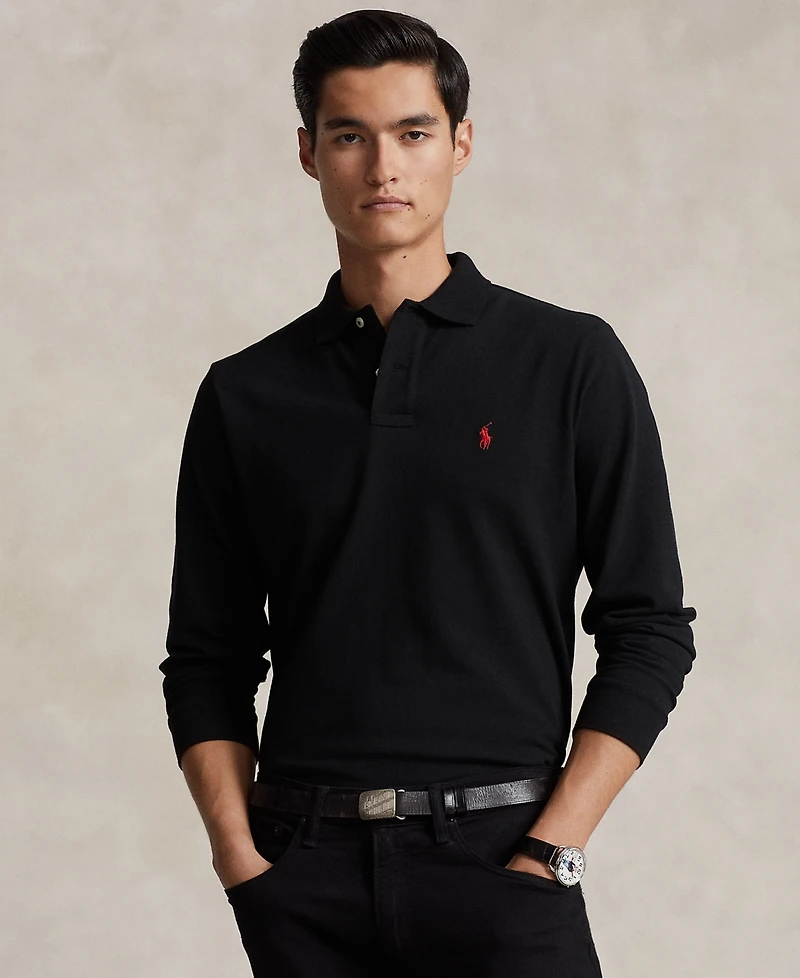 Polo Ralph Lauren Men's Classic Fit Long Sleeve Mesh