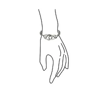 Bling Jewelry Biker Couples Handcuff Statement Bracelet Cuban Curb Chain Stainless Steel