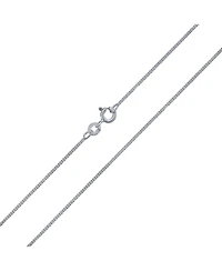 Bling Jewelry Thin 2MM Strong Simple Miami Cuban Curb Chain Necklace .925 Sterling Silver