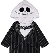 Nightmare Before Christmas Boys Disney Jack Skellington Zip Up Coverall Newborn to