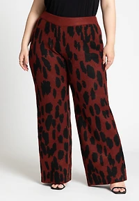 Eloquii Women's Intarsia Sweater Pant