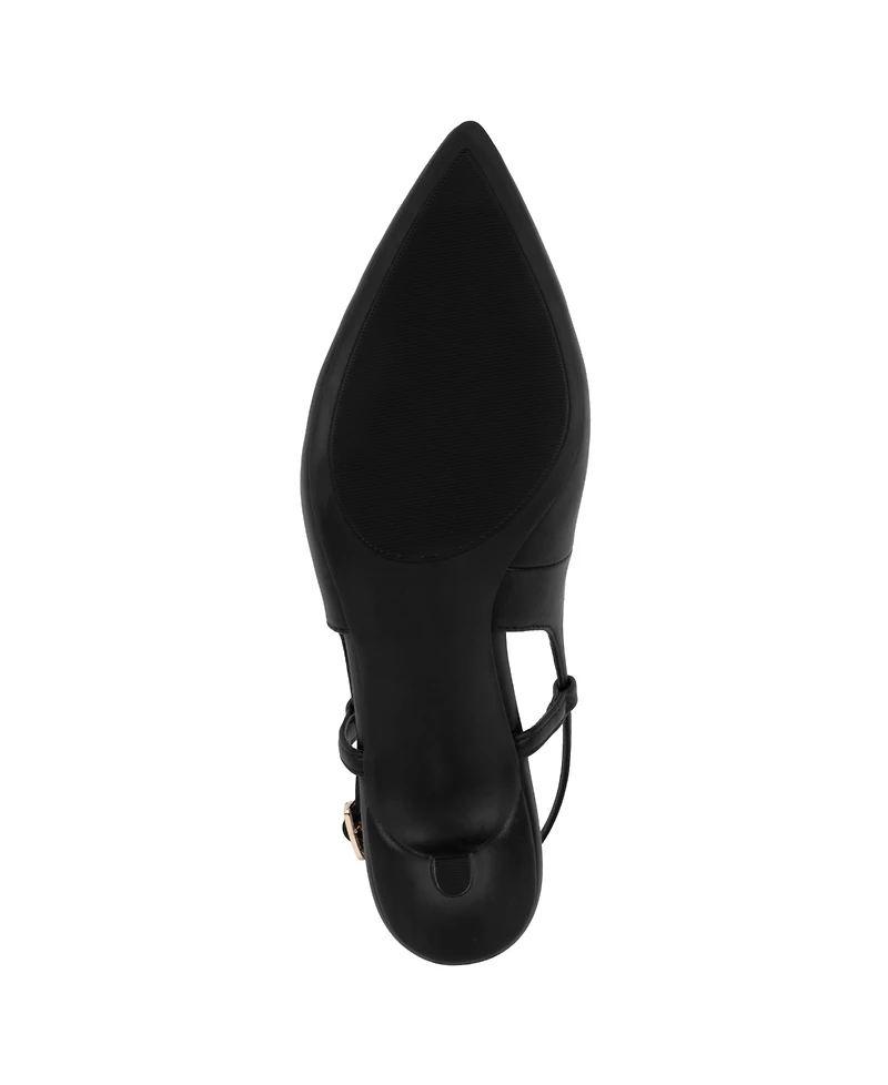 Jones New York Women's Charla Kitten Heel Slingback Pumps