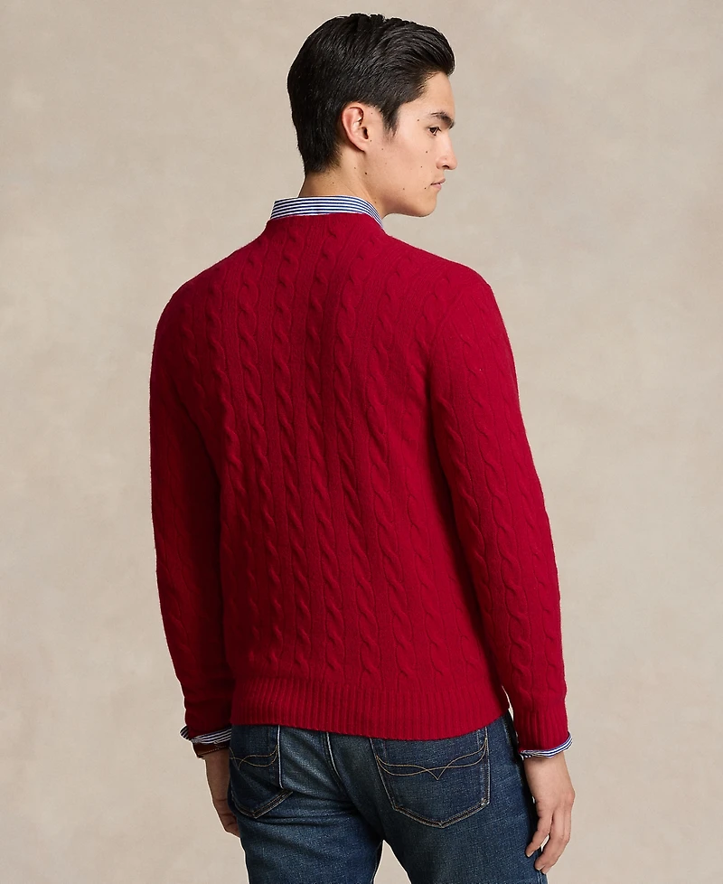 Polo Ralph Lauren Men's Wool-Cashmere Cable-Knit Sweater
