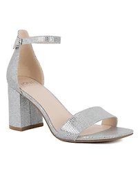 Jones New York Women's Early Two Piece Block Heel Dress Sandals