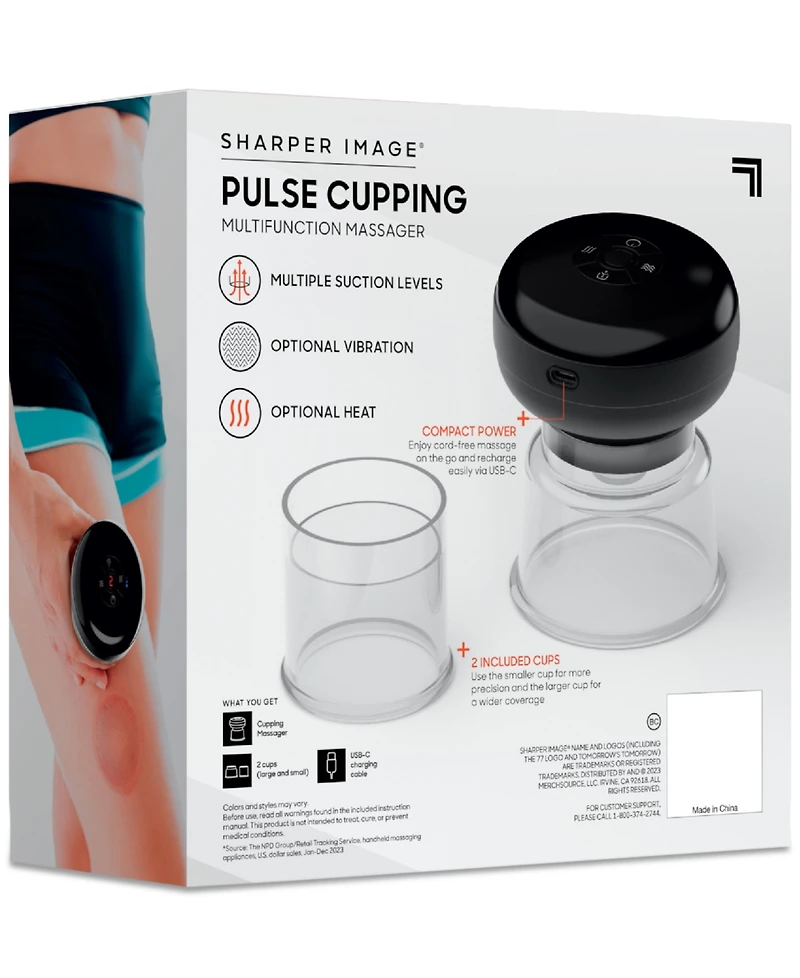 Sharper Image Pulse Cupping Multifunction Massager