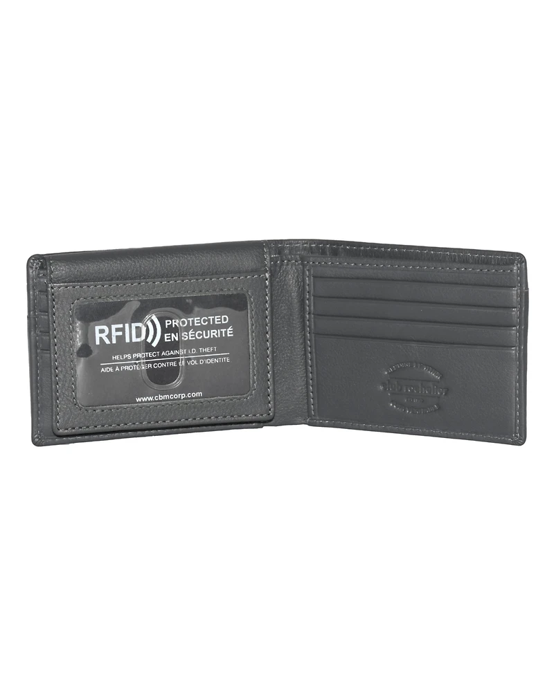 Club Rochelier Men's Slim Fold Wallet with Removable Id