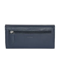 Club Rochelier Ladies Leather Clutch Wallet with Checkbook and Gusset
