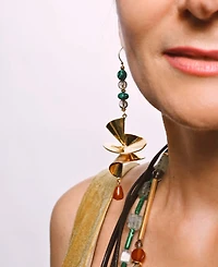 Nectar Nectar New York 18K Gold Plated Neela Dangling Earrings