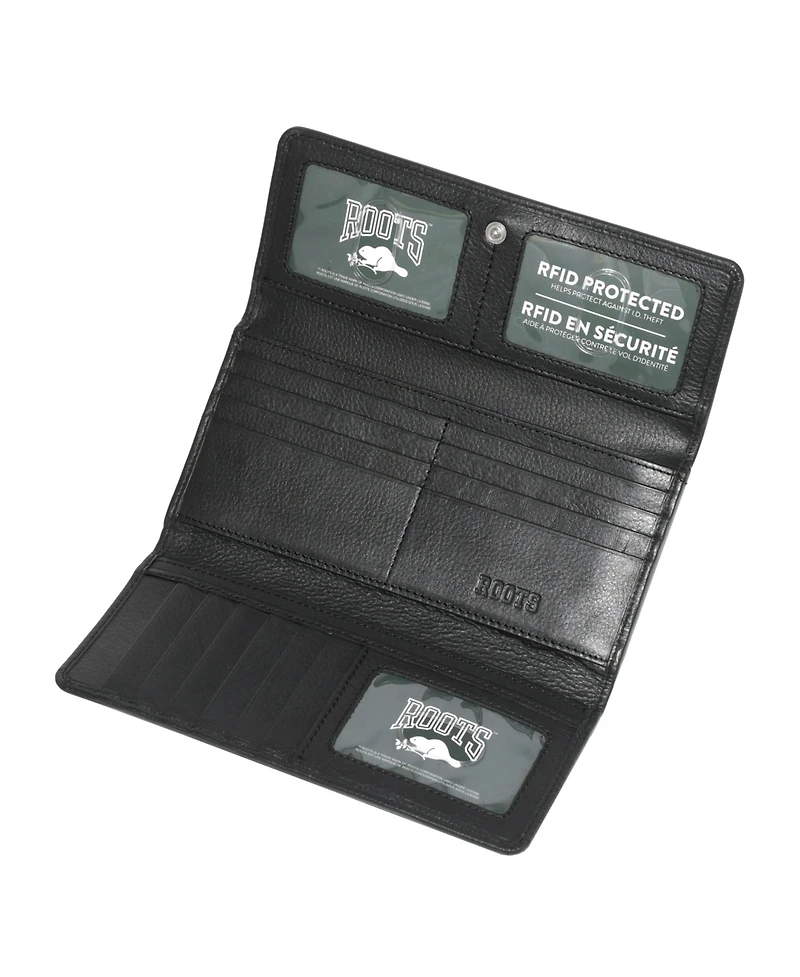 Ladies Slim Leather Clutch Wallet