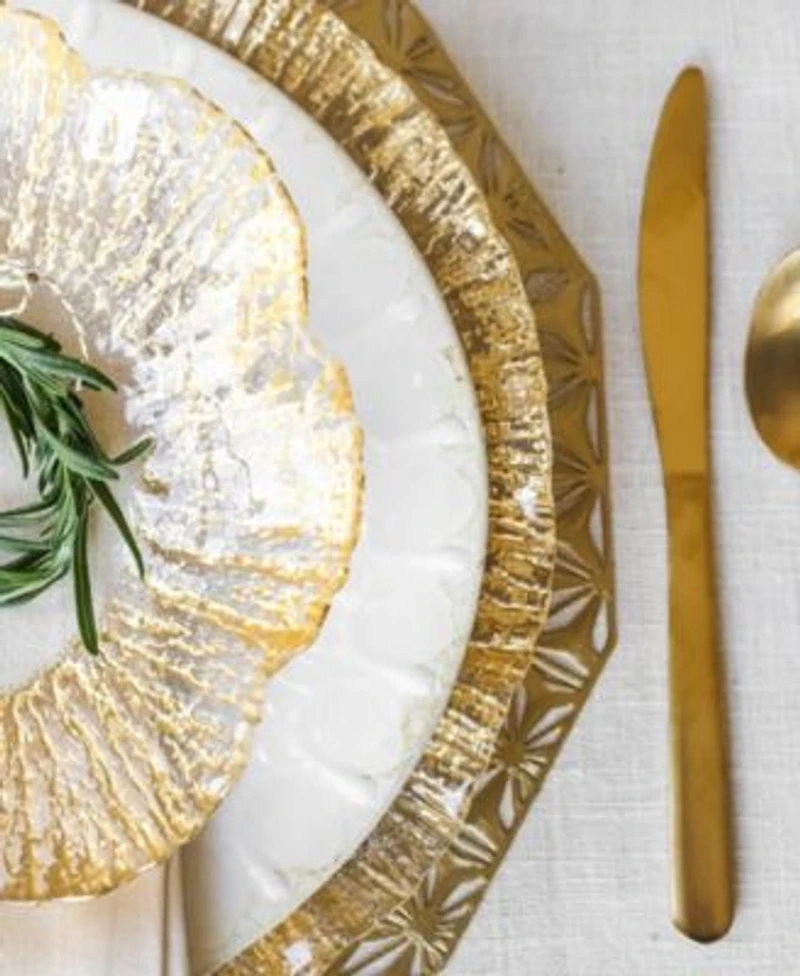 Vietri Rufolo Glass Gold Collection