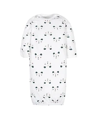 Gerber Baby Girls 4-Pack Gowns, Golden Floral, 0-6 Months