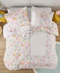 Intelligent Design Lulu Floral Reversible 3-Pc. Duvet Cover Set, Twin