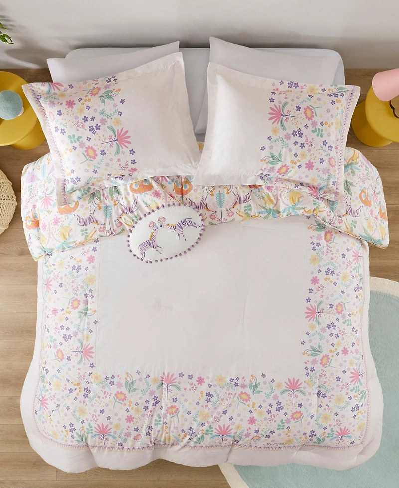Intelligent Design Lulu Floral Reversible 3-Pc. Comforter Set, Twin