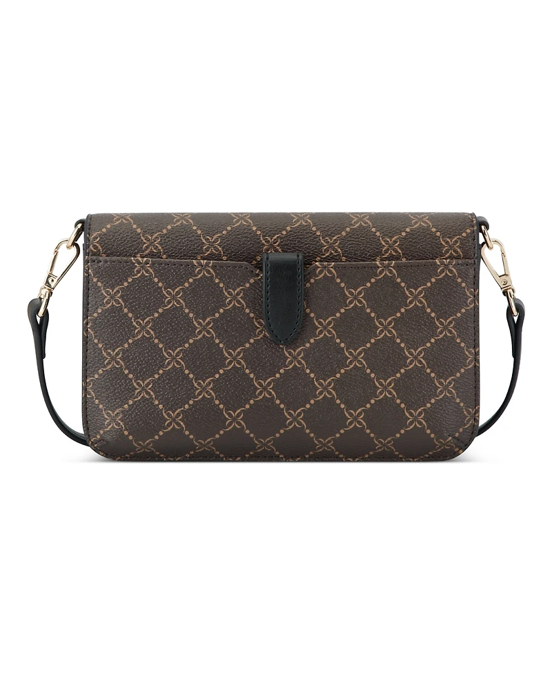 Nine West Women's Lockup 9 Phone Crossbody Wallet