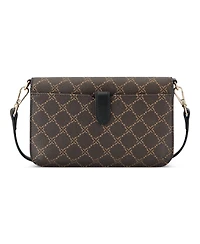 Nine West Women's Lockup 9 Phone Crossbody Wallet