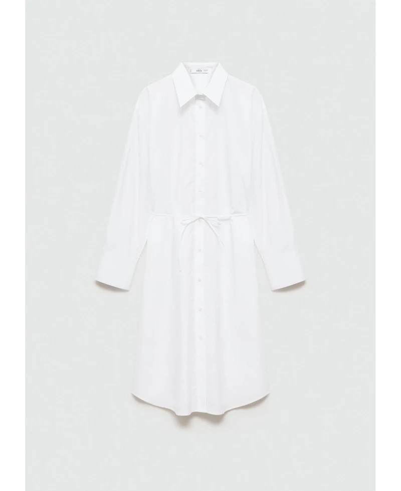Mango Women's Bow Detail Long Shirt