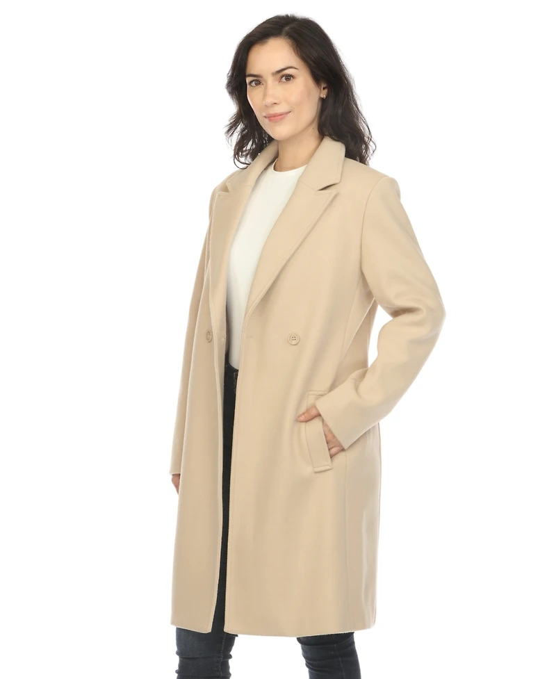 White Mark Women's Classic Walker Coat