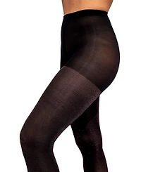 Hue Women's Faux-Translucent Fleece-Lined Tights U24206