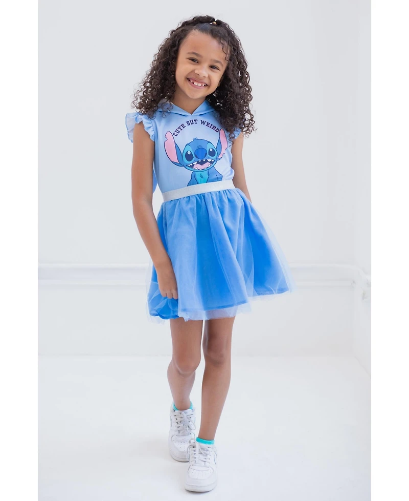 Disney Girls Minnie Mouse Lilo & Stitch Mesh Cosplay Tulle Dress to