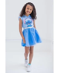 Disney Girls Minnie Mouse Lilo & Stitch Mesh Cosplay Tulle Dress to