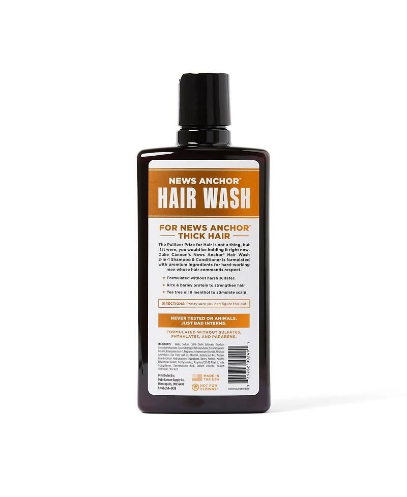 Duke Cannon 14oz News Anchor 2-in-1 Hair Wash