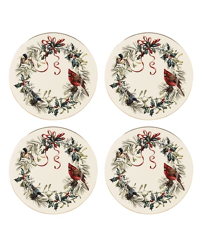Lenox Winter Greetings Dinner Plates, Set of 4