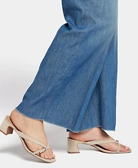 Nydj Plus High Rise Teresa Wide Leg Jeans