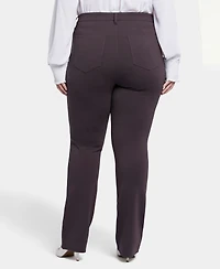 Nydj Plus Size Marilyn Straight Pants