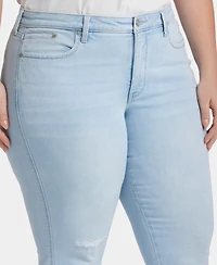 Nydj Plus Stella Tapered Ankle Jeans