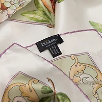 Melograno - Hand Rolled Silk Foulard for Women