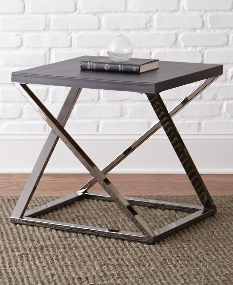 Aegean 23" Wood End Table