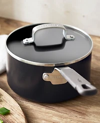 GreenPan X Bobby Flay Professional Grade Ceramic Nonstick 2.53-Quart Saucepan with Lid