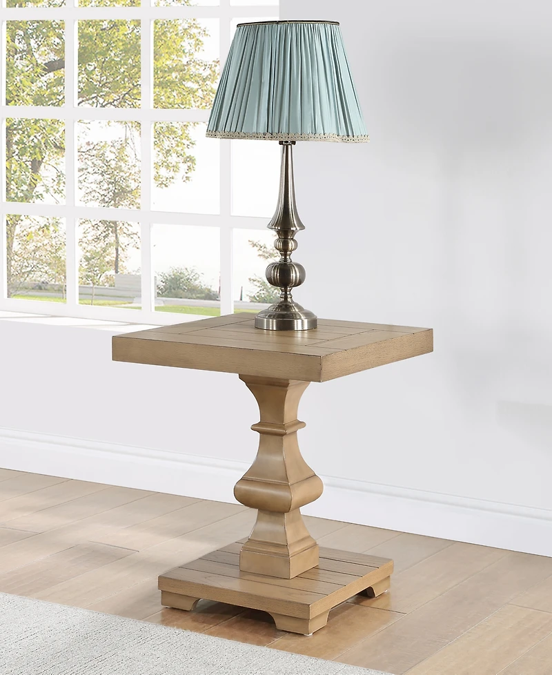 Dory 48" Wood Square End Table