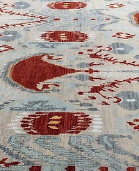 Adorn Hand Woven Rugs Indian Ooak M6013 9'1''x12'1'' Area Rug