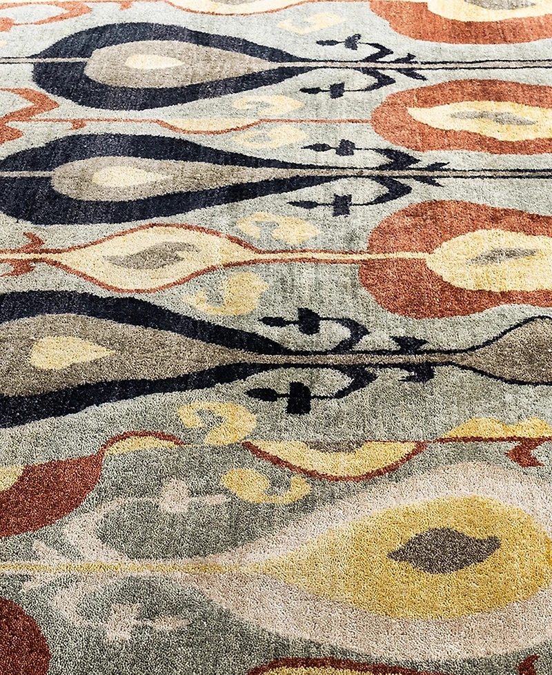 Adorn Hand Woven Rugs Indian Ooak M6139 8'10''x12'4'' Area Rug