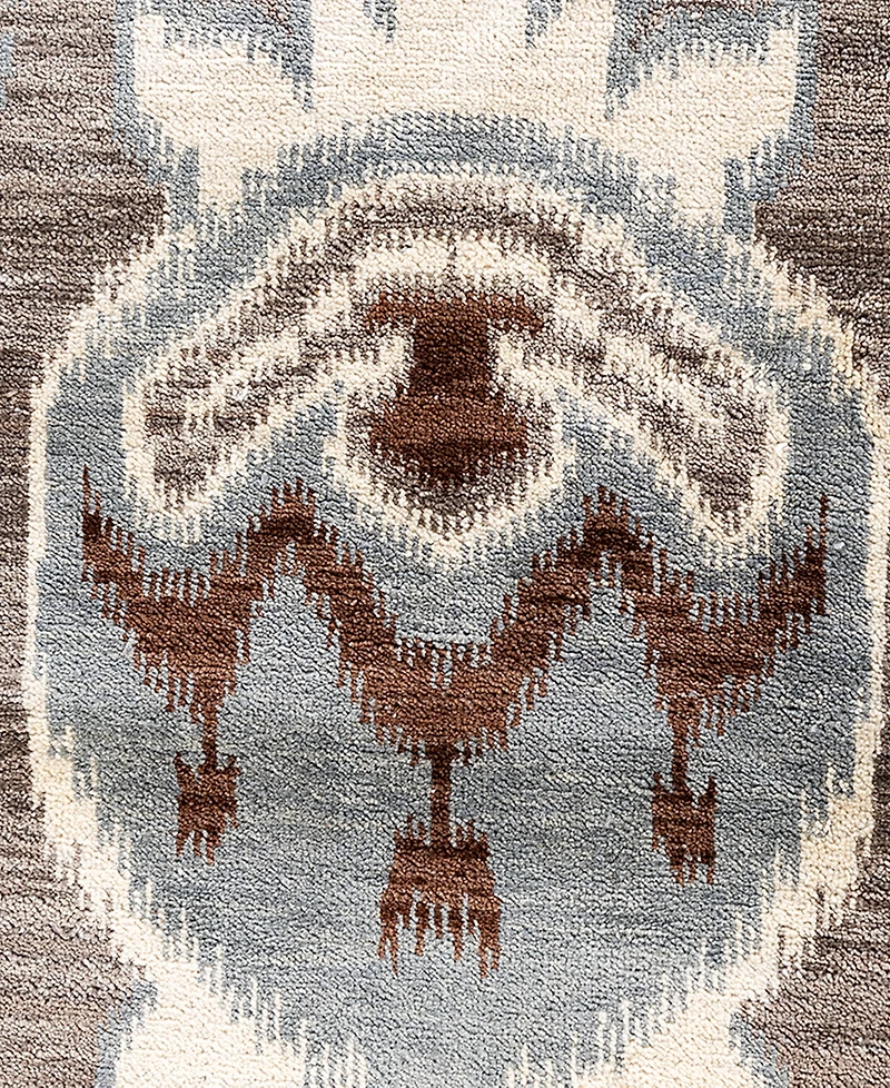 Adorn Hand Woven Rugs Indian Ooak M6133 9'1''x12'5'' Area Rug