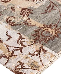 Adorn Hand Woven Rugs Indian Ooak M6901 8'1''x10' Area Rug