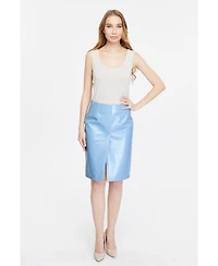 Furniq Uk Women's Leather Skirt