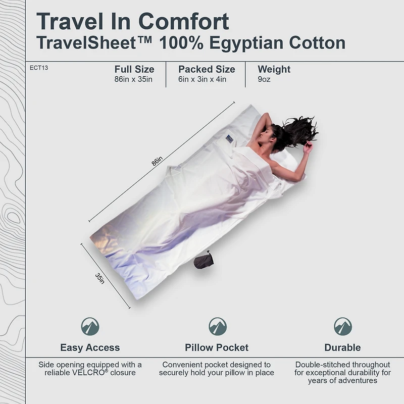 Cocoon - Premium - MummyLiner - Egyptian Cotton
