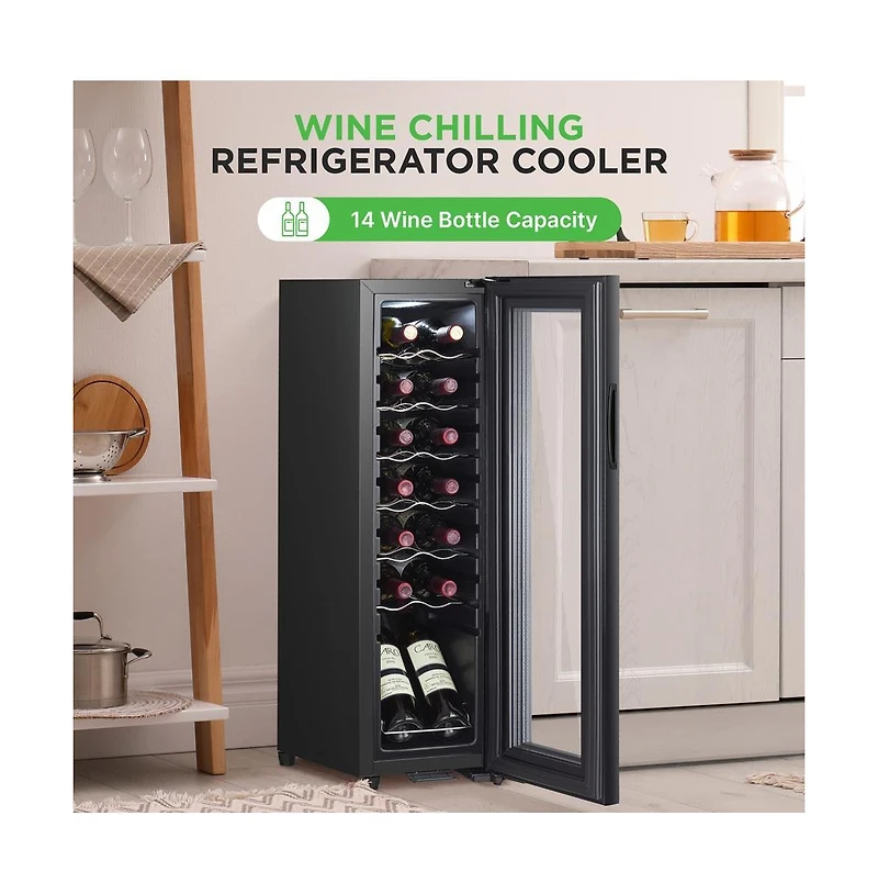 NutriChef Wine Chilling Refrigerator Cellar