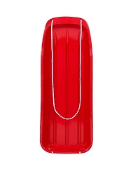 Best Choice Products 48in Kids Outdoor Plastic Sport Toboggan Winter Snow Sled Board Toy w/ Pull Rope